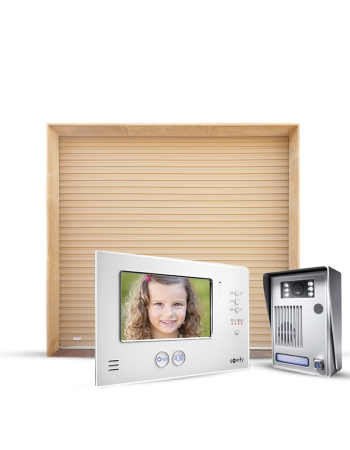 باب رول حتى عرض 3.4 م × ارتفاع 3 م + إنترفون V200 سومفى بدون تركيب