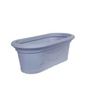 حوض زهور مستطيل وسط