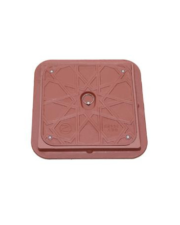 غطاء فتحات تقنية  قرمدي مقاس داخلي 30*30 سم نبيتي   