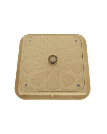 غطاء مانهول مقاس داخلي 40*40 سم – مقاس الإطار 50*50 سم 