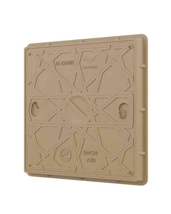 غطاء بيارات مقاس داخلي 60*60 سم –  مقاس الإطار 70*70 سم