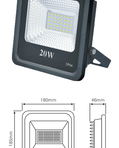 كشاف خارجي 20 وات SMD اضاءة بيضاء