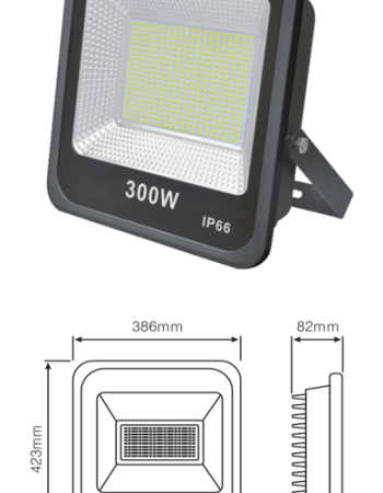 كشاف خارجي 300 وات SMD إضاءة صفراء