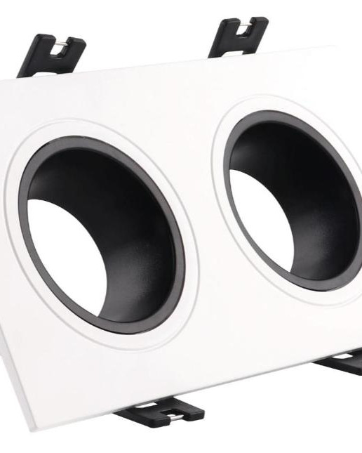 إطار متحرك بلاستيك ثنائي مزدوج أبيض وأسود مقاس 173x93x29mm