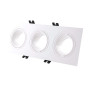 إطار متحرك بلاستيك ثلاثي أبيض كامل مقاس 253x93x29mm