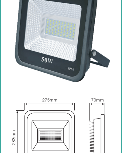 كشاف خارجي 50 وات SMD  إضاءة  بيضاء