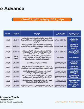 براد المياه  Zee Advance Touch