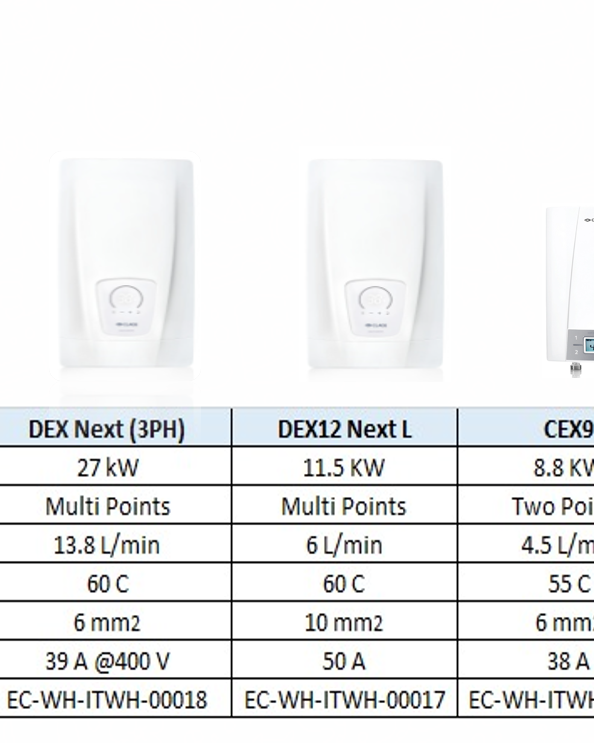سخان المياه الفوري CEX9